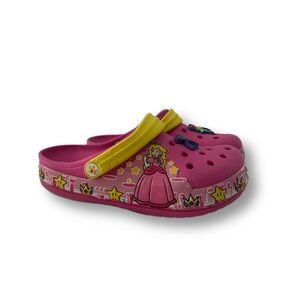 Princess Peach Kids Crocs with Charms